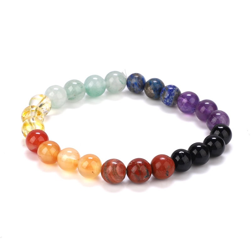 Certified 7 Chakra Bracelet - 8MM Beads