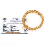 Citrine Bracelet with Lab Certificate