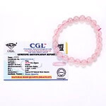 Rose Quartz Bracelet with Lab Certificate