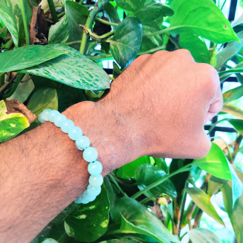 Wearing Green Aventurine Bracelet on Wrist