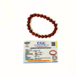 Original Red Jasper Bracelet with Certificate