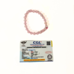 Original Rose Quartz Bracelet with Certificate