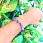 Wearing Amethyst Bracelet on Wrist