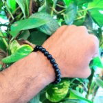 Wearing Black Tourmaline Bracelet on Wrist