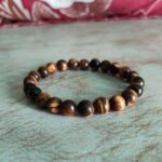 Shop Tiger Eye Bracelet - 8mm Beads - Best for 16cm Wrist Size