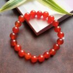 Certified Red Carnelian 8mm Natural Stone Bracelet