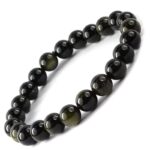 Black Obsidian Crystal Bracelet​