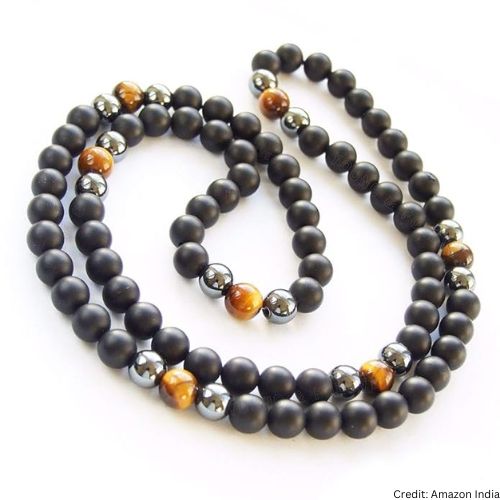 Spiritual Natural Semi Precious Stone Jewellery Men Necklace